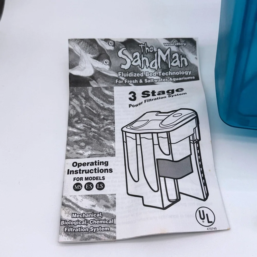 Vintage Wardley SandMan ES Aquarium Filter 10-38 Gallon NEW NOS Complete